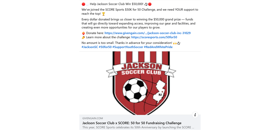 Fundraising Challenge